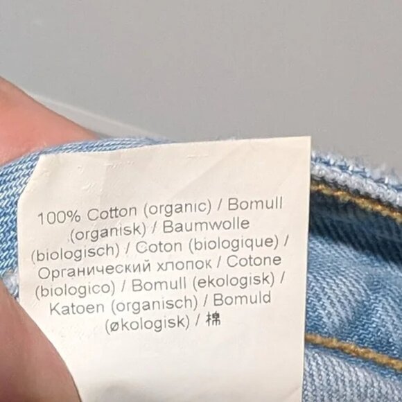 NWT GANNI | Betzy Bootcut Jeans In Light blue stone wash - Picture 11 of 13